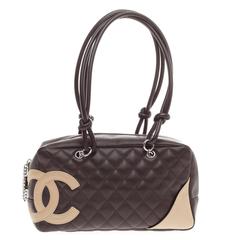 Chanel Cambon Bowler Quilted Leather Medium