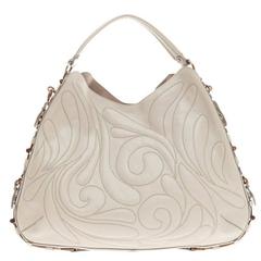 Salvatore Ferragamo Fergie Hobo Embroidered Leather