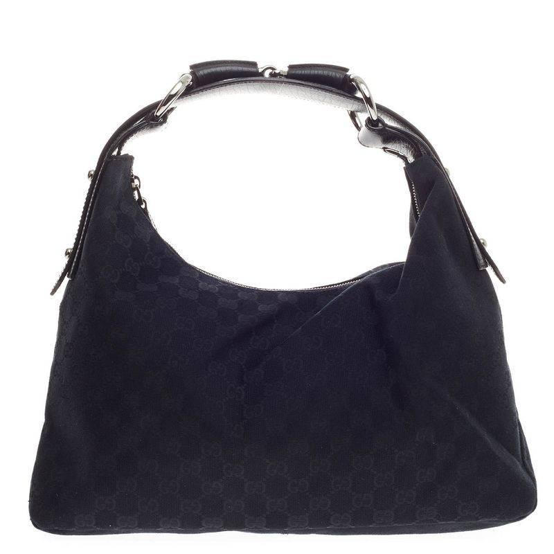 Gucci Horsebit Hobo GG Canvas Medium at 1stdibs
