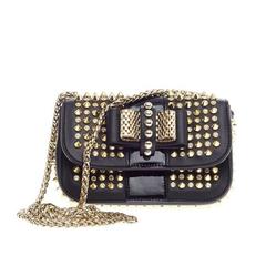 Christian Louboutin Sweet Charity Crossbody Spiked Leather
