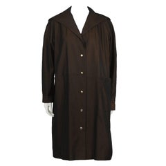 1950's Schiaparelli Brown Overcoat