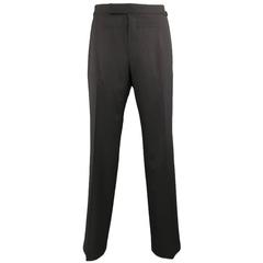TOM FORD Size 34 Black Wool Classic Dress Pants 8