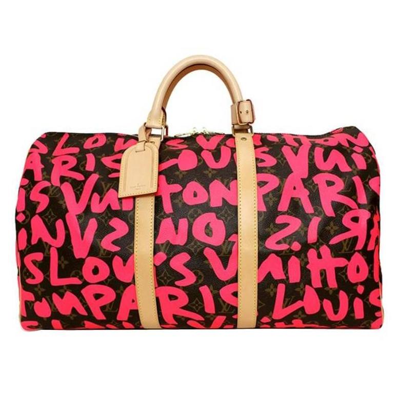 Louis Vuitton Monogram Graffiti Keepall 50 at 1stDibs  louis vuitton  graffiti keepall, louis vuitton keepall graffiti, lv graffiti