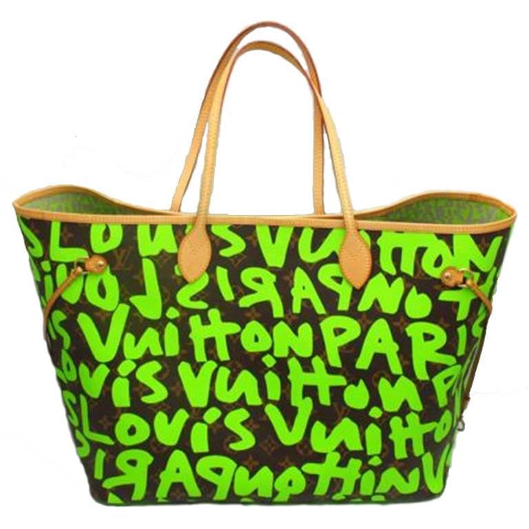 Louis Vuitton Neverfull GM graffiti M93703 For Sale at 1stdibs