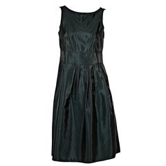 Emerald Burberry London A-Line Dress