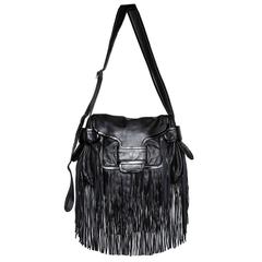 Pierre Hardy Black Leather Finges Bag 5