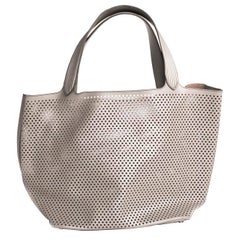 Alaïa Grey Large Tote Bag