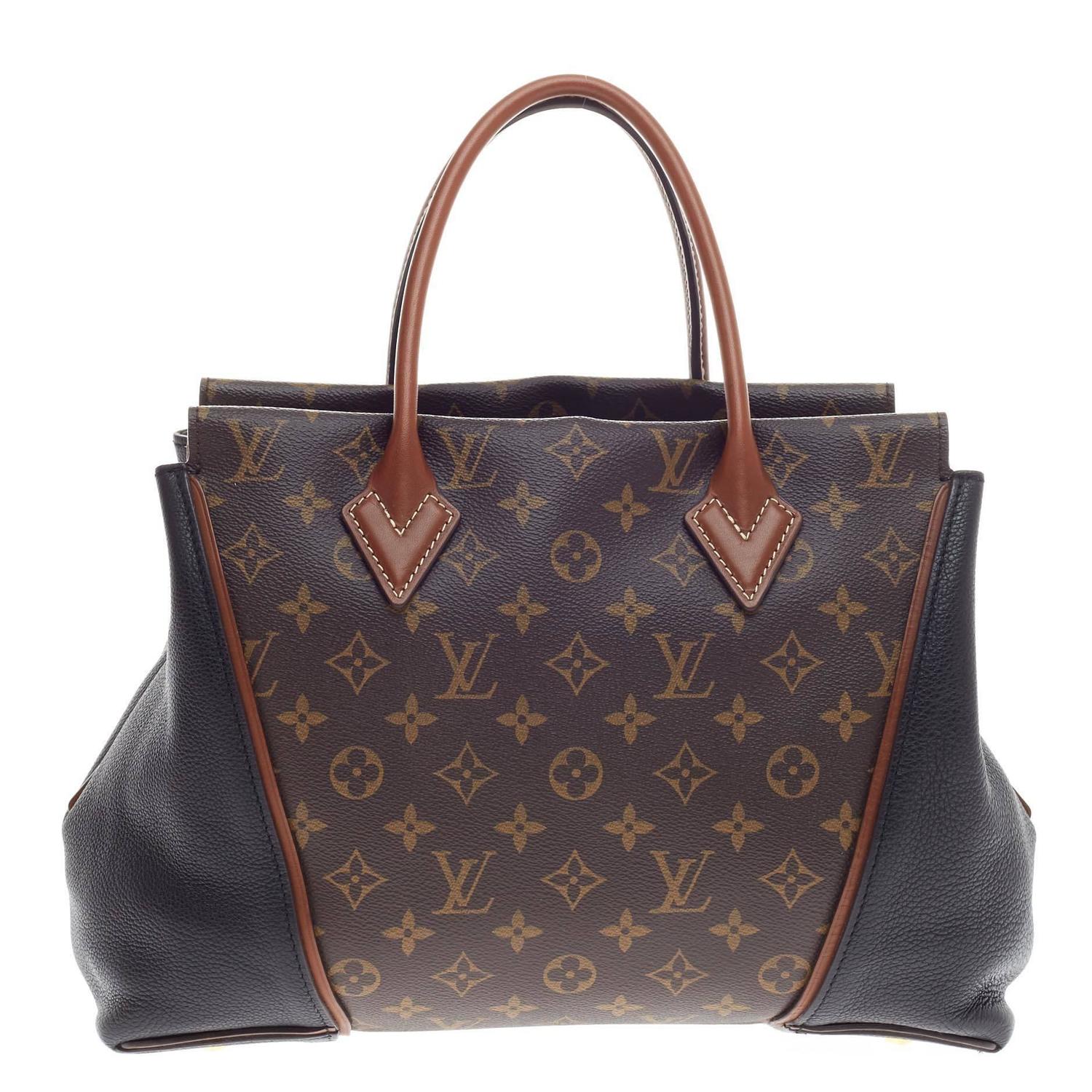 Louis Vuitton W Tote Monogram Canvas and Leather PM at 1stdibs