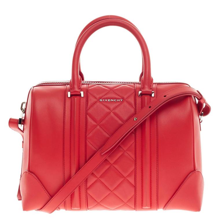 Givenchy Lucrezia Duffle Bag Quilted Leather Medium at 1stDibs ...
