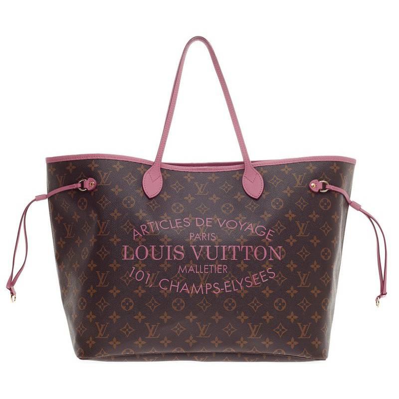 Louis Vuitton Neverfull Limited Edition Ikat Monogram Canvas GM