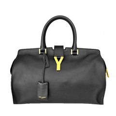 Saint Laurent Schwarze Cabas Chyc Tasche