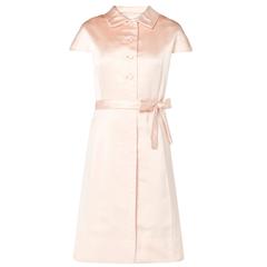 Teal Traina pink dress, circa 1965