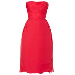 Florence Lustiq red dress & stole, circa 1956 4