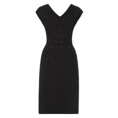 Balenciaga haute couture black dress, circa 1940 For Sale at 1stDibs ...