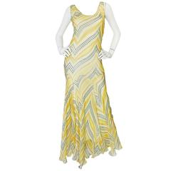 1990s Christian Dior by John Galliano Bias Cut Silk Dress 7