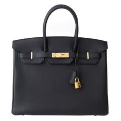 Brand New Hermes Birkin Black Togo 35 GHW 3
