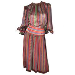 Oscar de la Renta Silk Chiffon Set 10