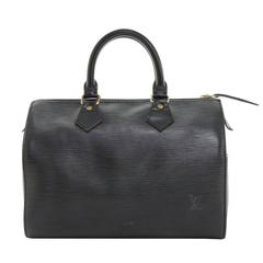 Retro Louis Vuitton Speedy 25 Black Epi Leather City Hand Bag