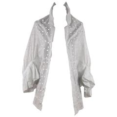 JUNYA WATANABE For COMME DES GARCONS White Broiderie Anglaise SHIRT Blouse 8