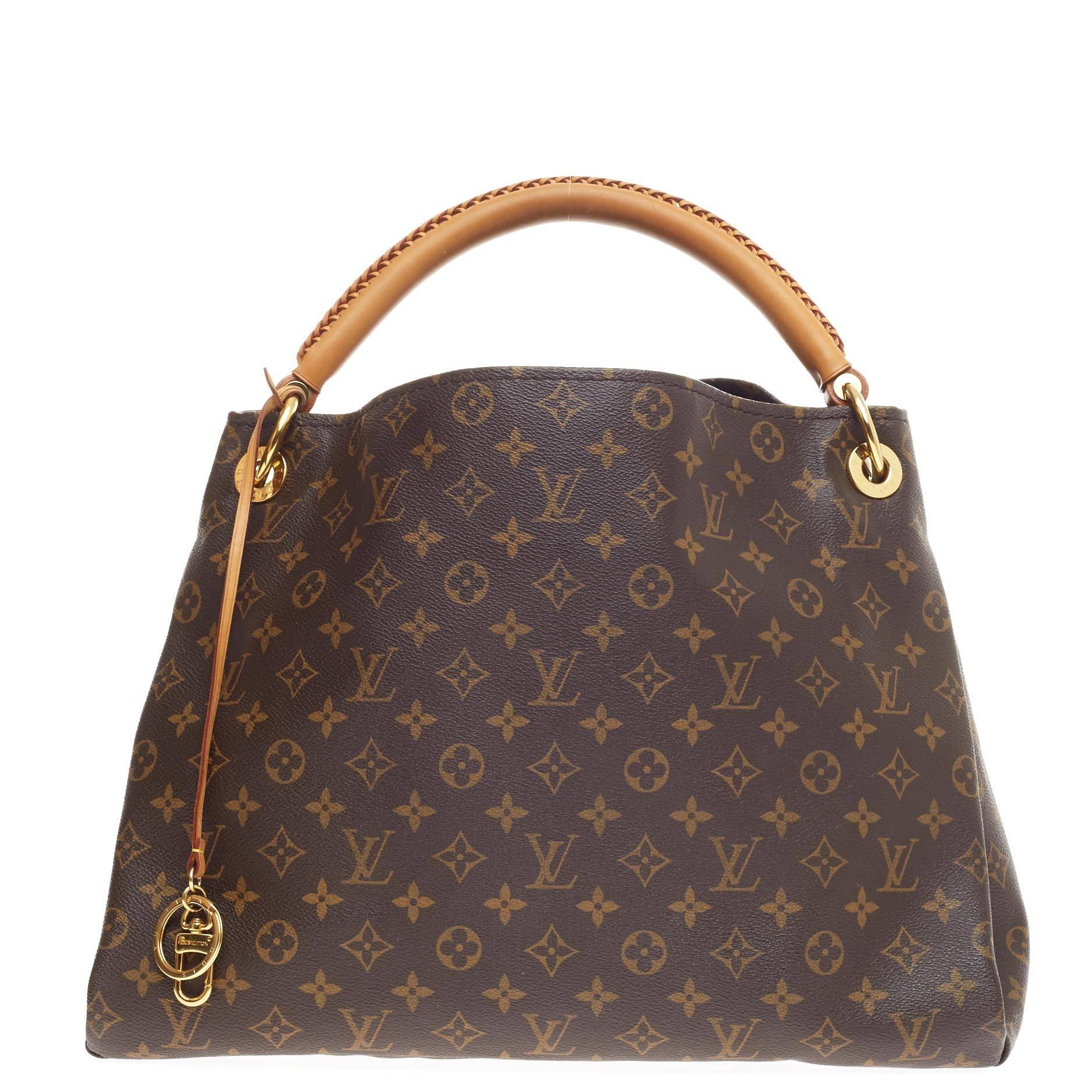 Louis Vuitton Kunstvolles Monogramm Leinwand MM