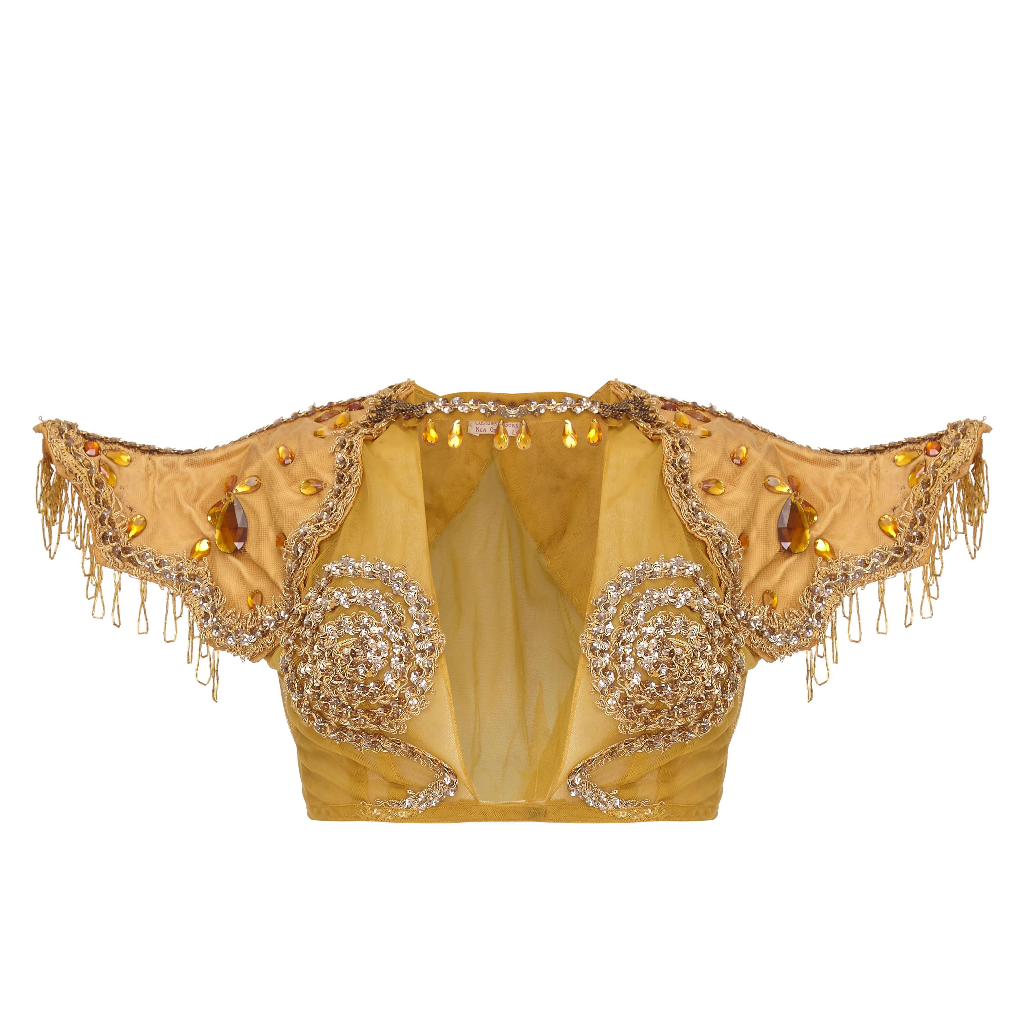 1930s Gold Mardi Gras Costume