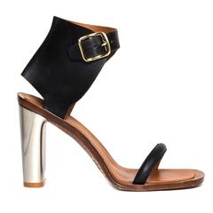 Celine Black & Silver Sandals