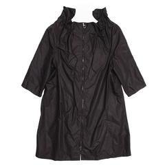Lanvin Black Nylon Raincoat