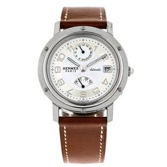 Hermès Stainless Steel Chronograph Watch- Unisex 4