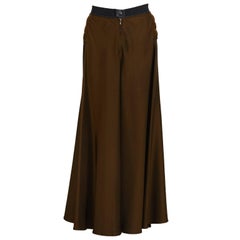 Maxi gonna marrone Gaultier anni 2000