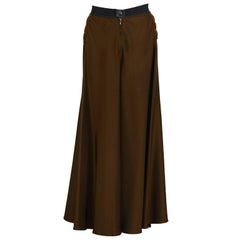 Vintage 2000's Gaultier Brown Maxi Skirt