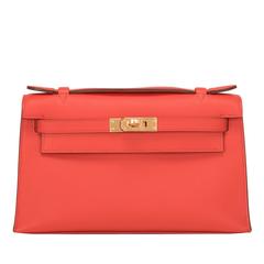 Hermes Capucine Swift Mini Kelly Pochette 12