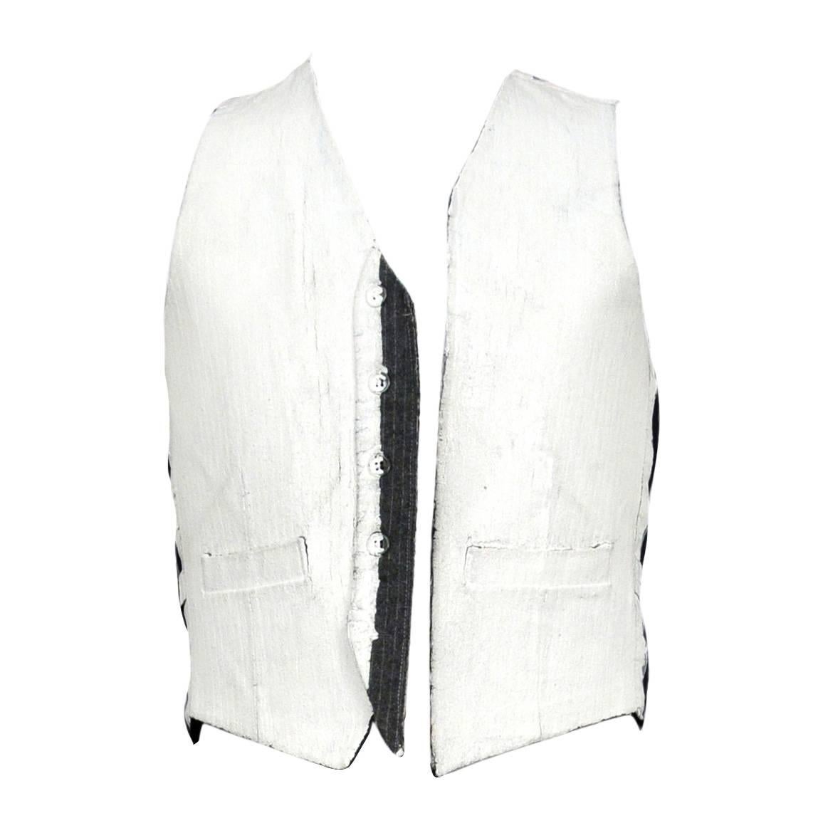 Margiela Artisanal Painted Vest at 1stDibs