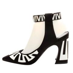 Louis Vuitton NEW Black White Patent Leather Satin Mary Jane Ankle Pumps In Box