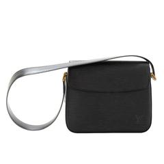 Vintage Louis Vuitton Byushi Black Epi Leather Shoulder Bag