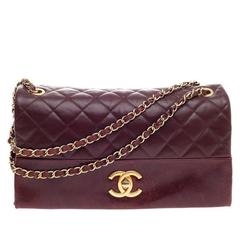 Chanel Soft Elegance Flap Bag Distressed Calfskin Jumbo