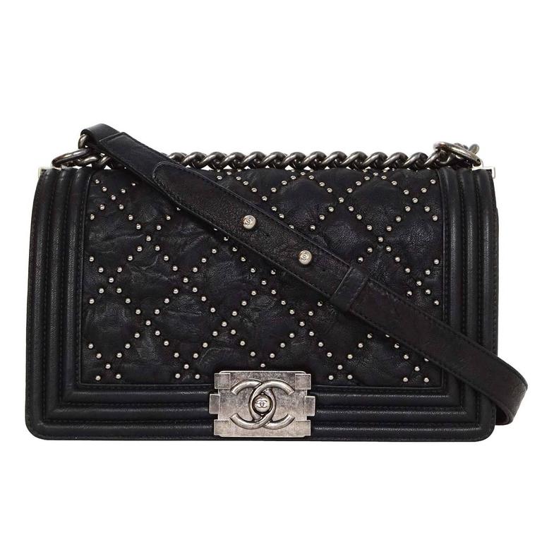 chanel studded bag