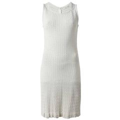 Iconic Alaïa Cement Sleeveless Dress 