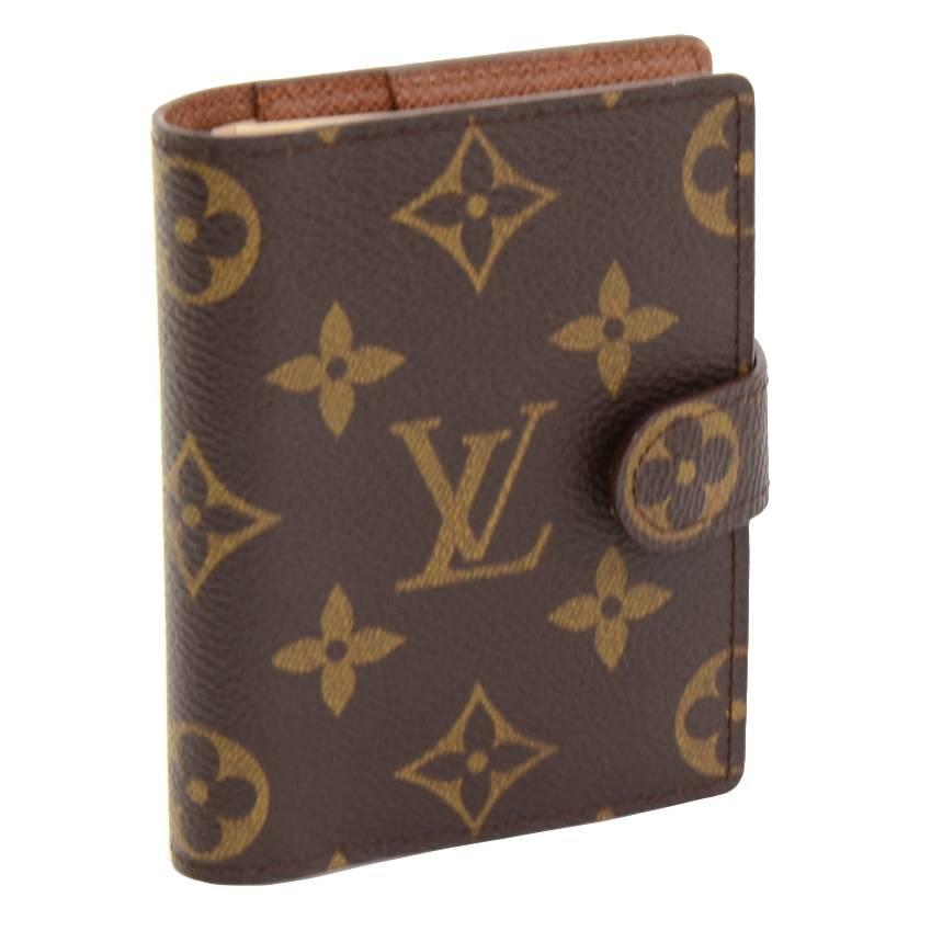 Louis Vuitton Monogram Canvas Mini Agenda Cover + Travel Notes