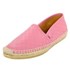 Gucci Pink Microguccissima Leather Espadrilles sz 37