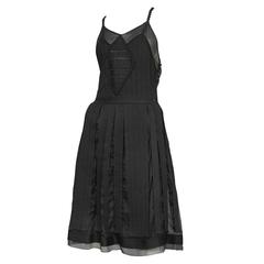 Vintage Chanel Knit Panel Dress