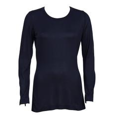 1990's Chanel Navy Classic Long Sleeve Top 7