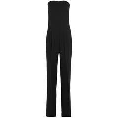 New Gucci Strapless Silk-Cady Jumpsuit with Corset It. 40 