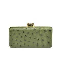 Fabulous Oscar de la Renta Ostrich Clutch