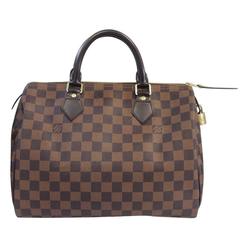 Louis Vuitton Damier Ebene Speedy 30 Handbag in Dust Bag