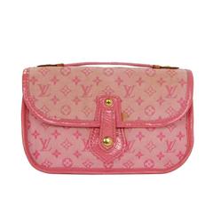 Louis Vuitton Pink Mini Lin Mary Kate Pochette GHW