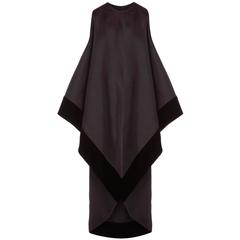 Pierre Balmain haute couture black gown, circa 1969 2