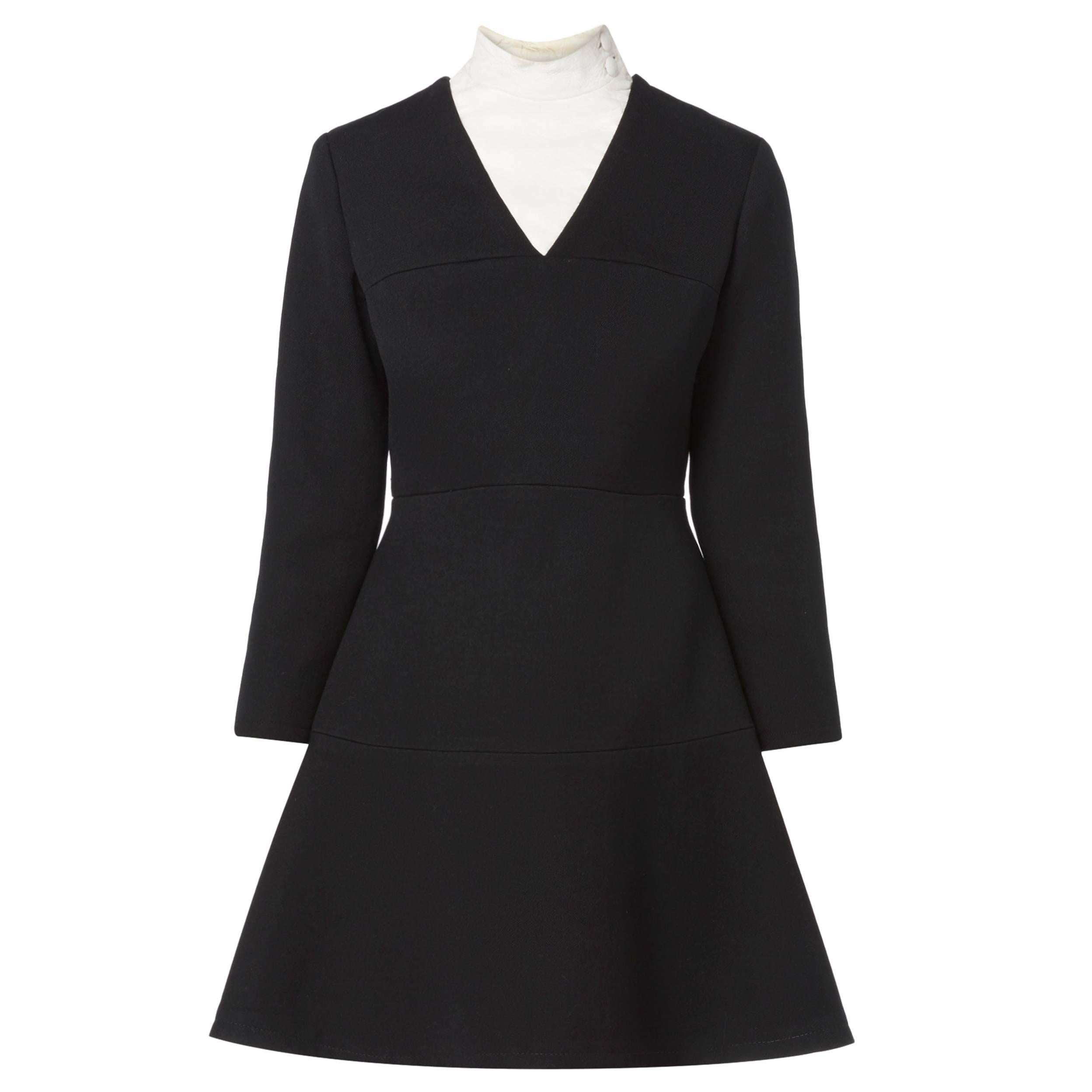 Pierre Cardin black dress, circa 1967 For Sale