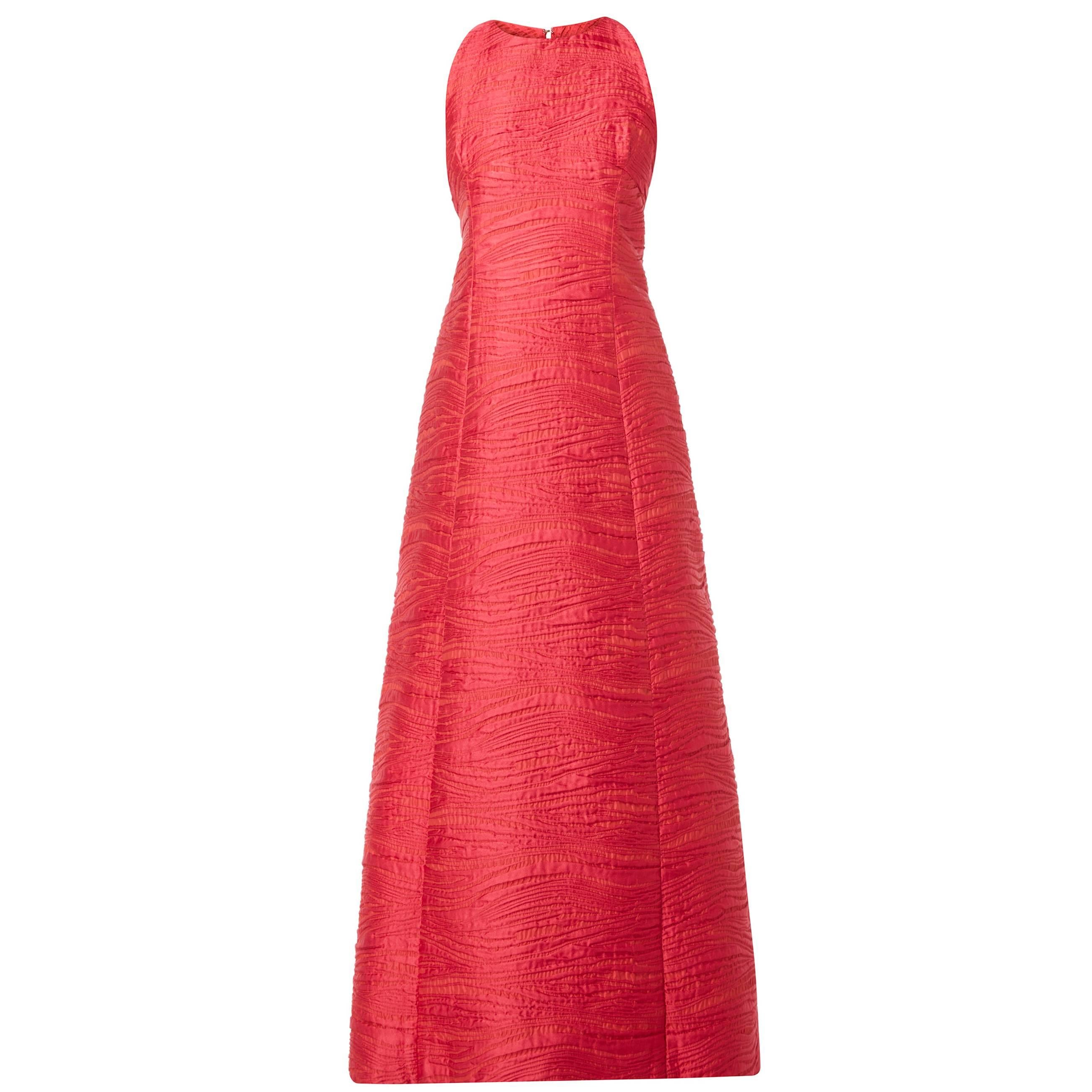 Pierre Balmain haute couture pink dress, circa 1960 For Sale