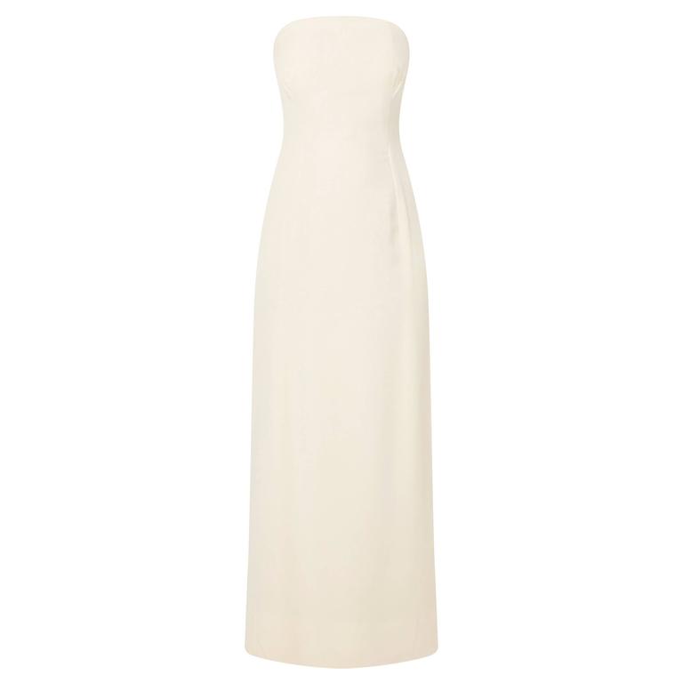 Jacques Griffe haute couture ivory dress, circa 1960 For Sale at 1stDibs