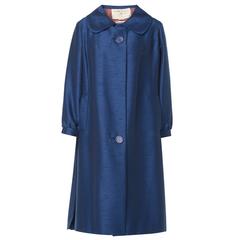 Lanvin blue coat, circa 1959